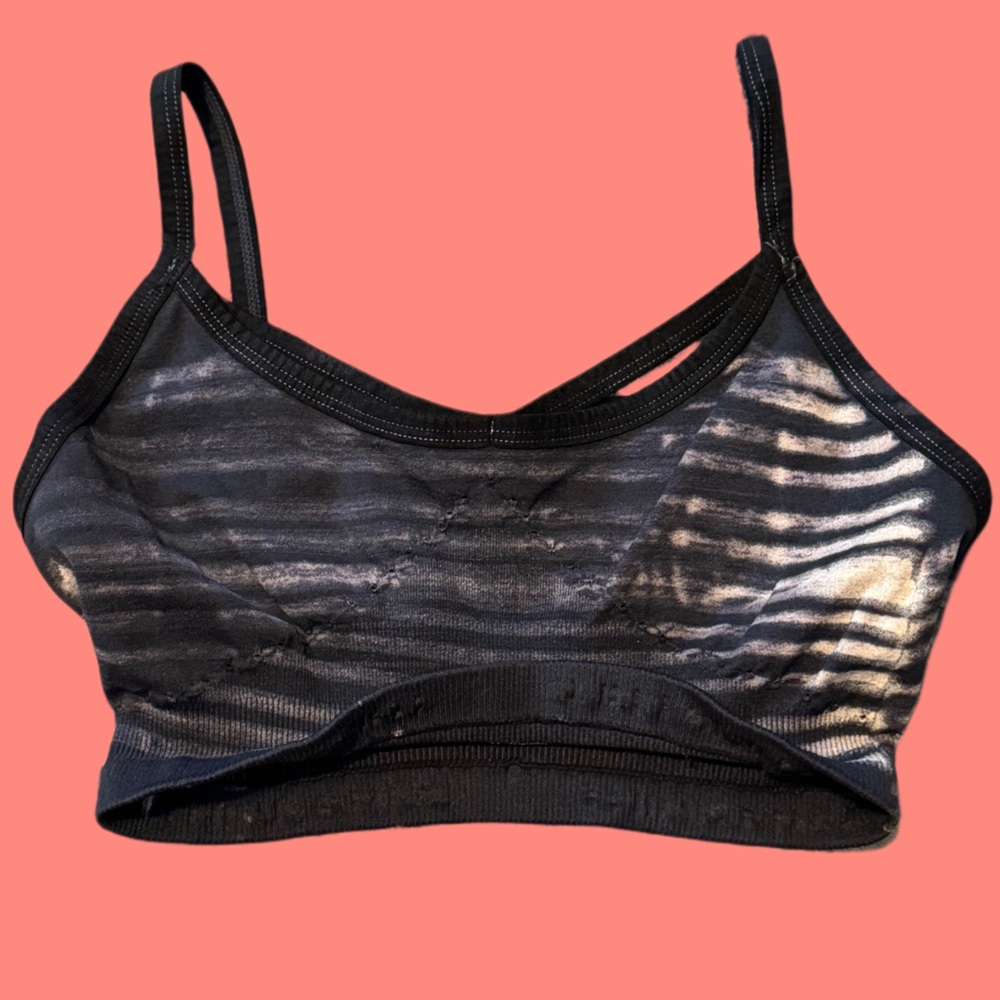 Intimately FP strappy washed tie dye bra